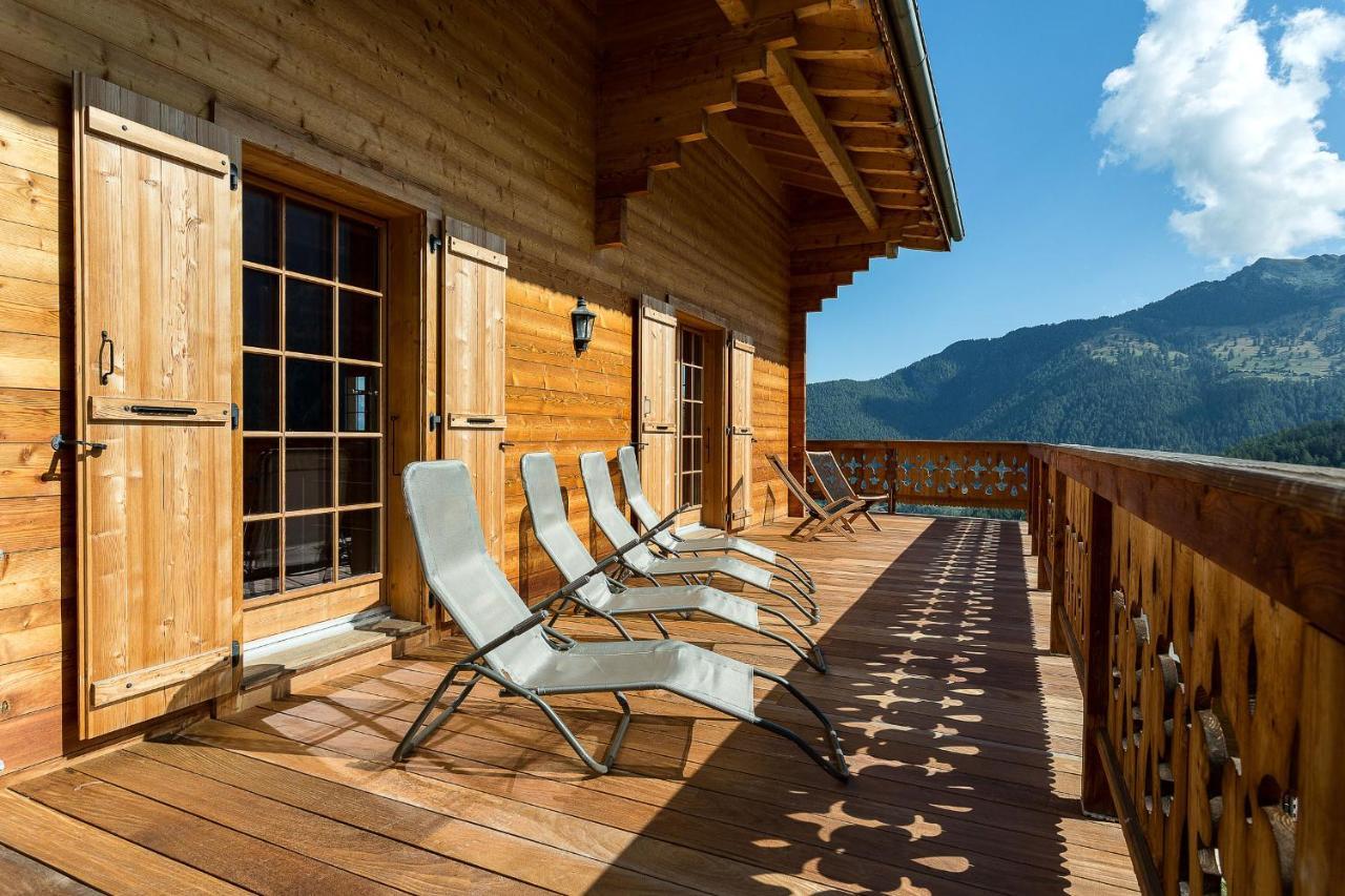 Chalet Le Chapeau Ла Цумаз Екстериор снимка