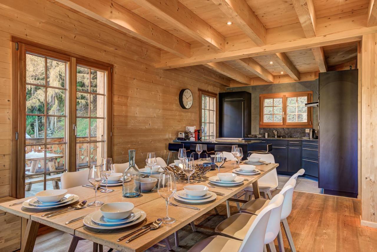 Chalet Le Chapeau Ла Цумаз Екстериор снимка